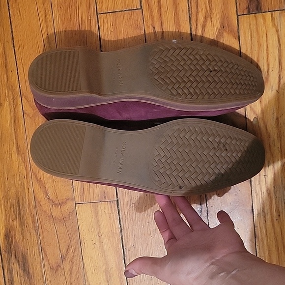 Cole Haan | Go-To Suede Loafers In Wine Color EUC Size 8.5 - Picture 5 of 8